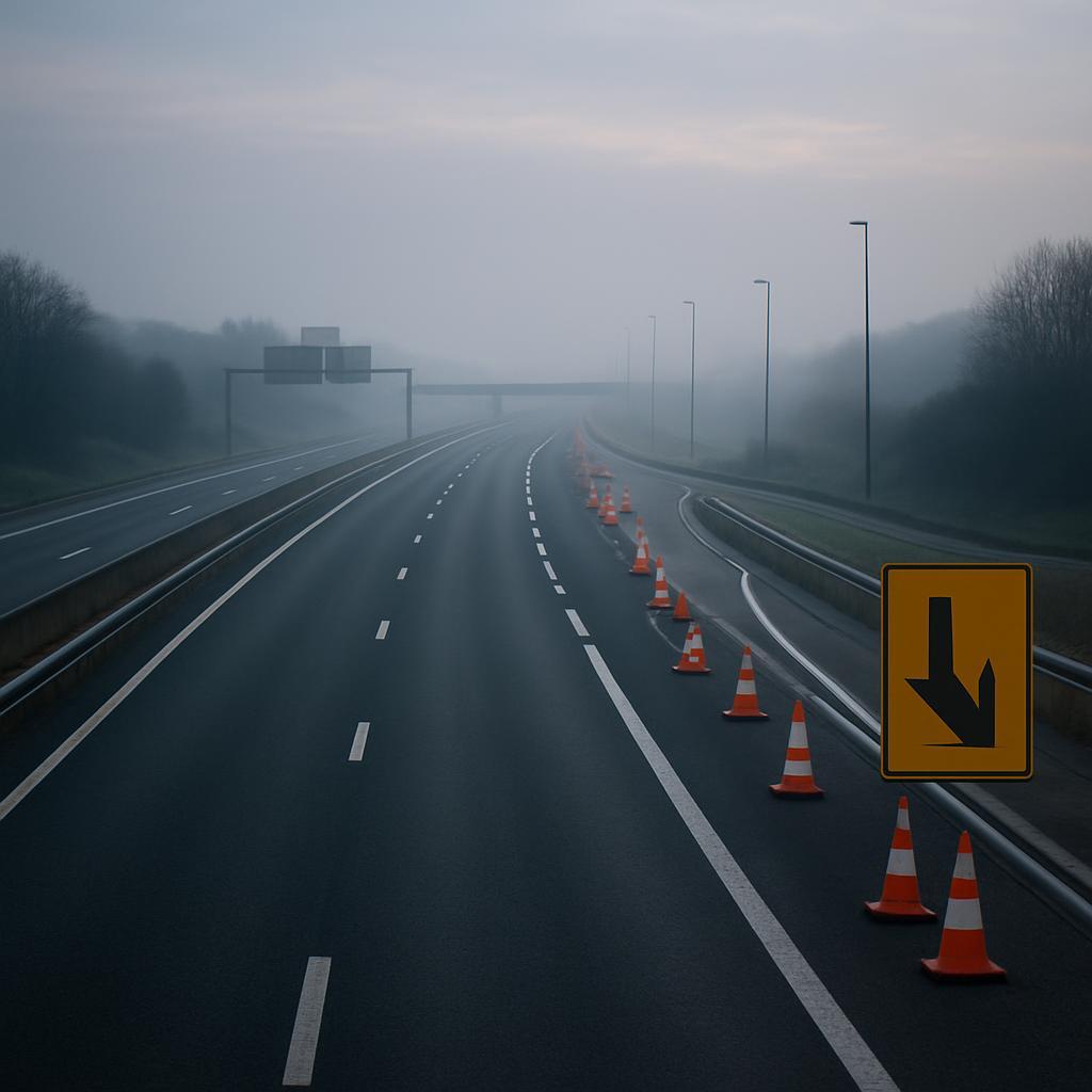 A28 : un poids lourd couché sur les voies paralyse cinq heures l'axe Rouen-Abbeville lundi matin