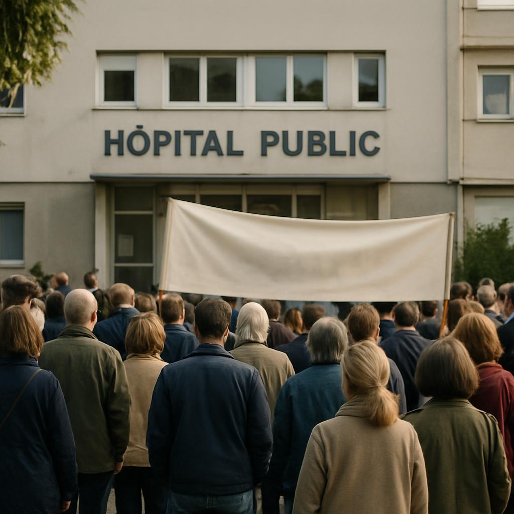 Senlis : près de 300 personnes manifestent pour la réouverture des urgences de l'hôpital