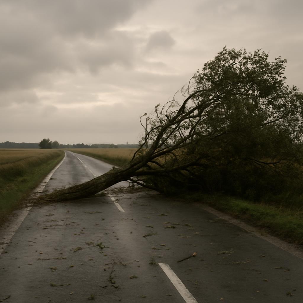 Tempête Austen : plus de 10 000 foyers privés d'électricité en Picardie, des rafales jusqu'à 134 km/h